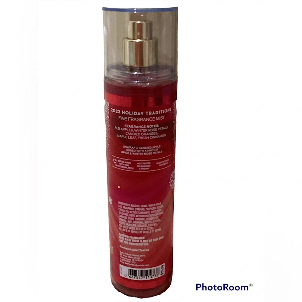 🆕🔥BBW WINTER CANDY APPLE(LIMITED EDITION) FRAGRANCE SPRAY MIST&SMELLS SOO GOOD - Picture 2 of 2